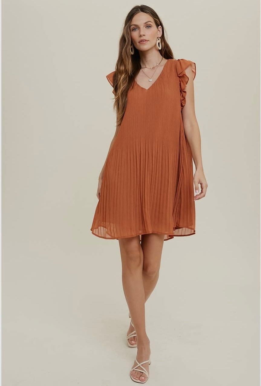 Shift dress L / BRICK Shift dress L / BRICK