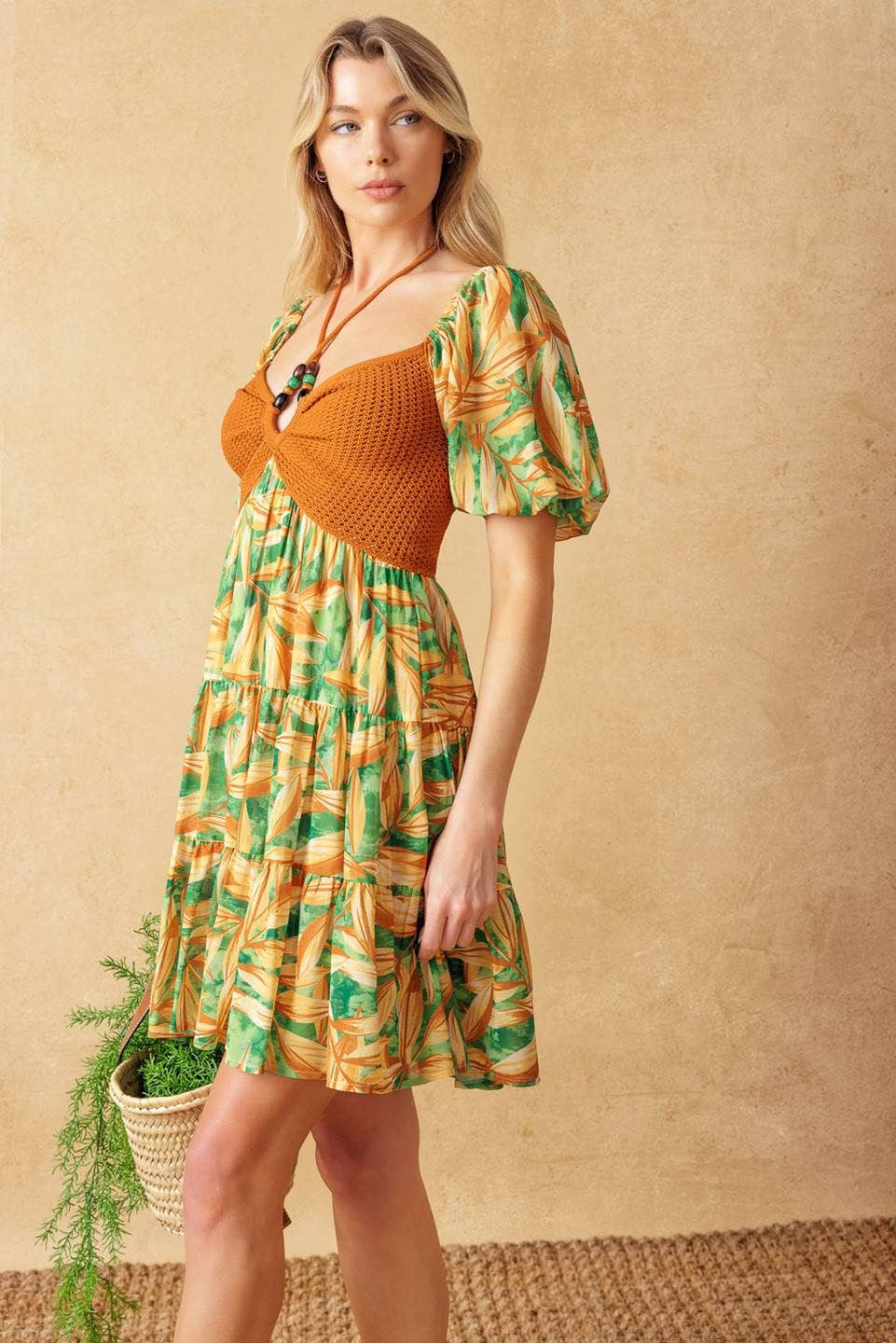 garden crochet dress Lena Maxi Crochet Dress