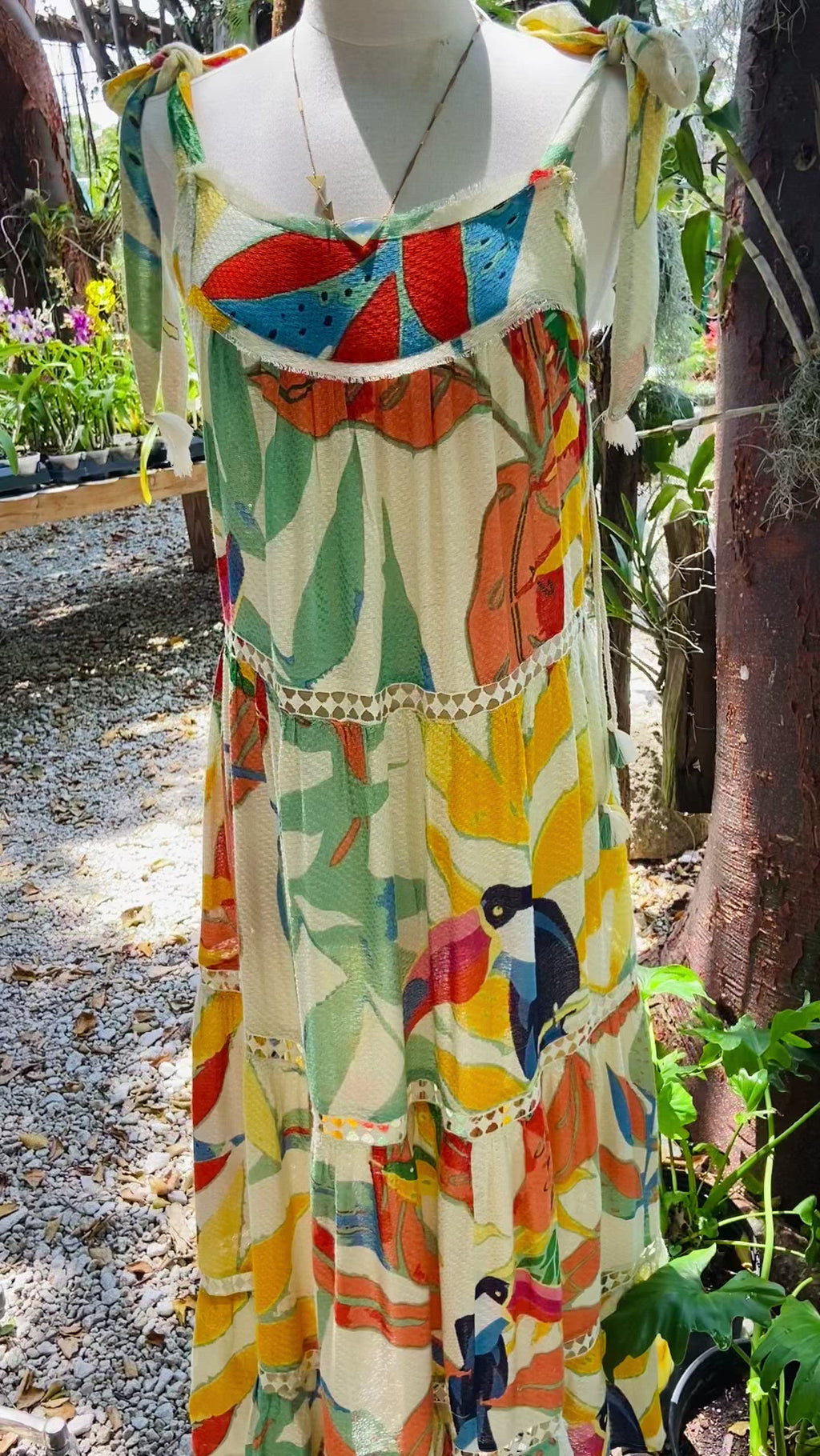 Toucan Maxi Dress