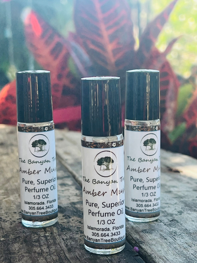 Amber Musk Perfume Oil – The Banyan Tree Garden & Boutique