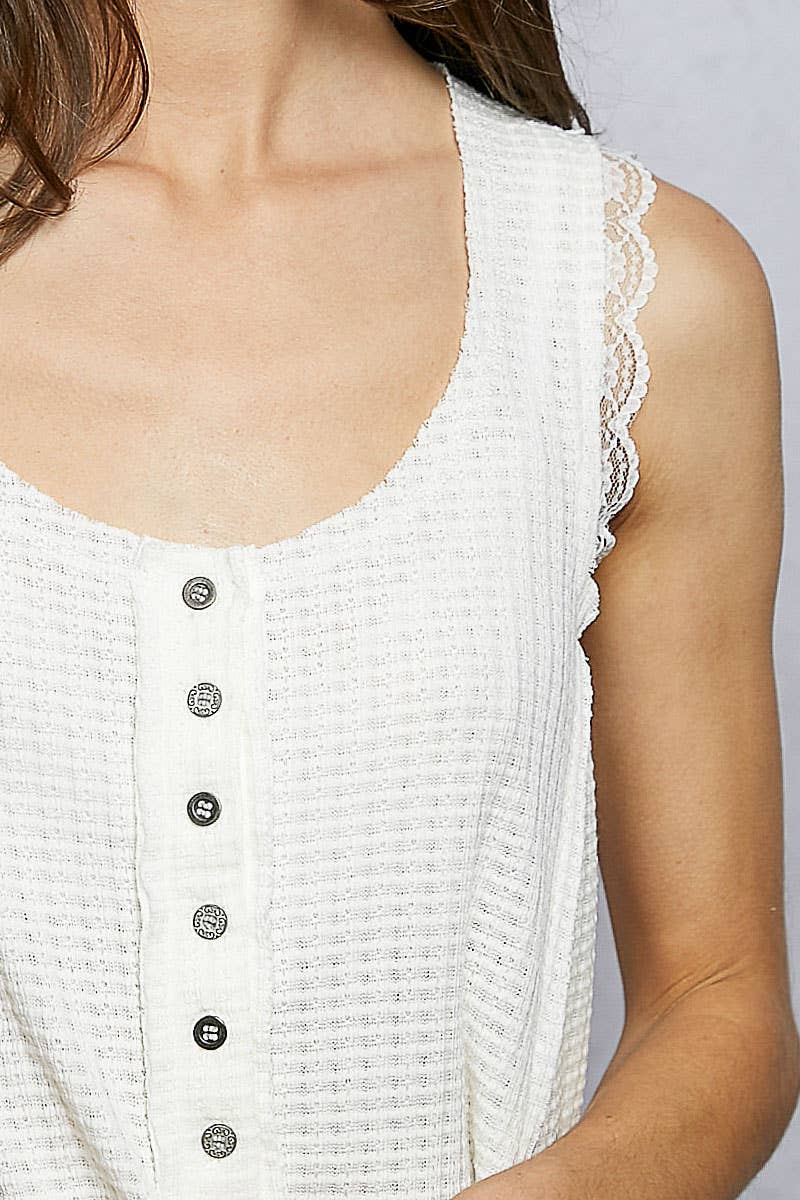 Lace Sleeveless Top