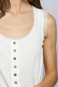 Lace Sleeveless Top