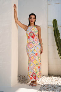 Paradise Halter Maxi Dress