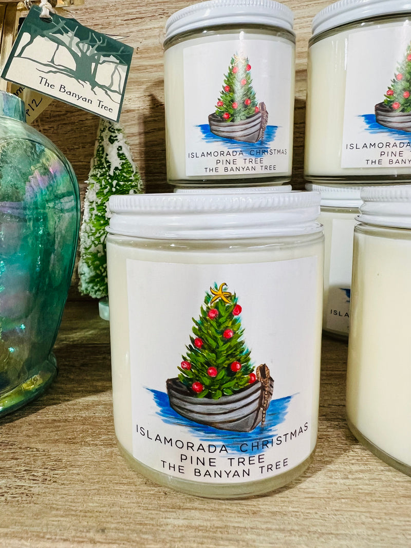 Islamorada Christmas Pine Tree Candle