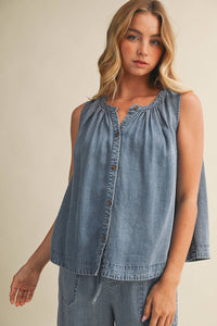 Ella Denim Top