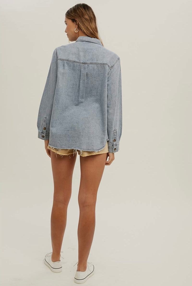 Denim Shacket