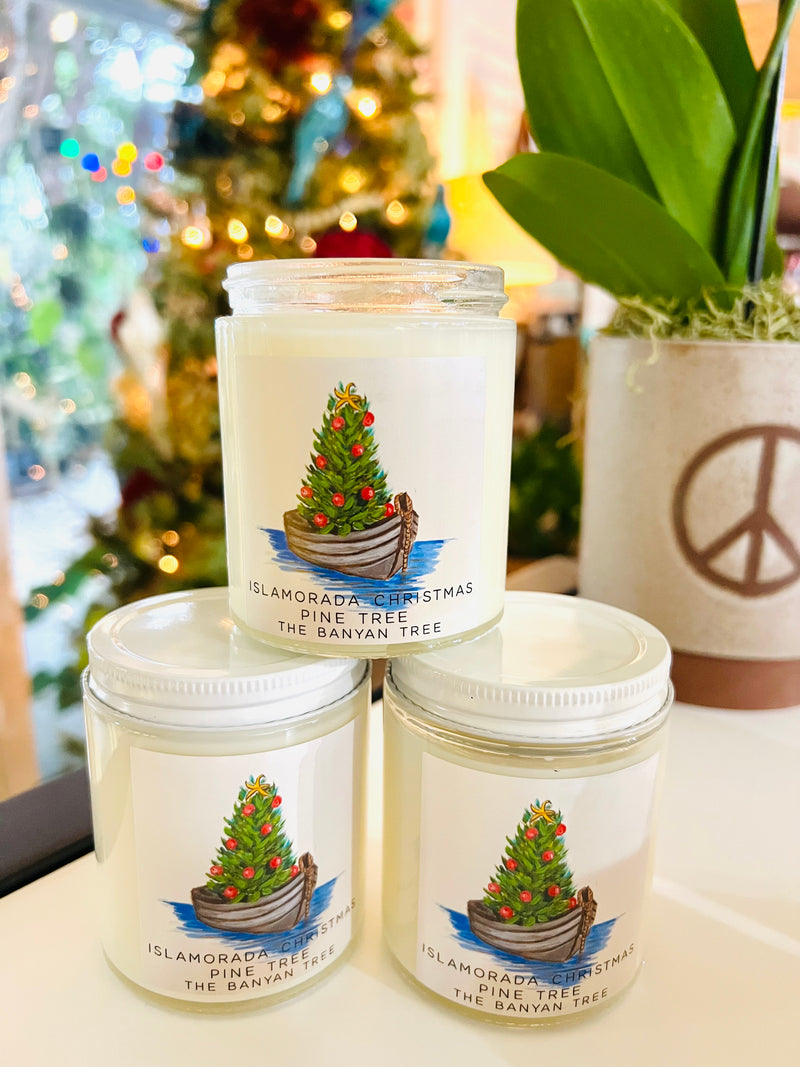 Islamorada Christmas Pine Tree Candle