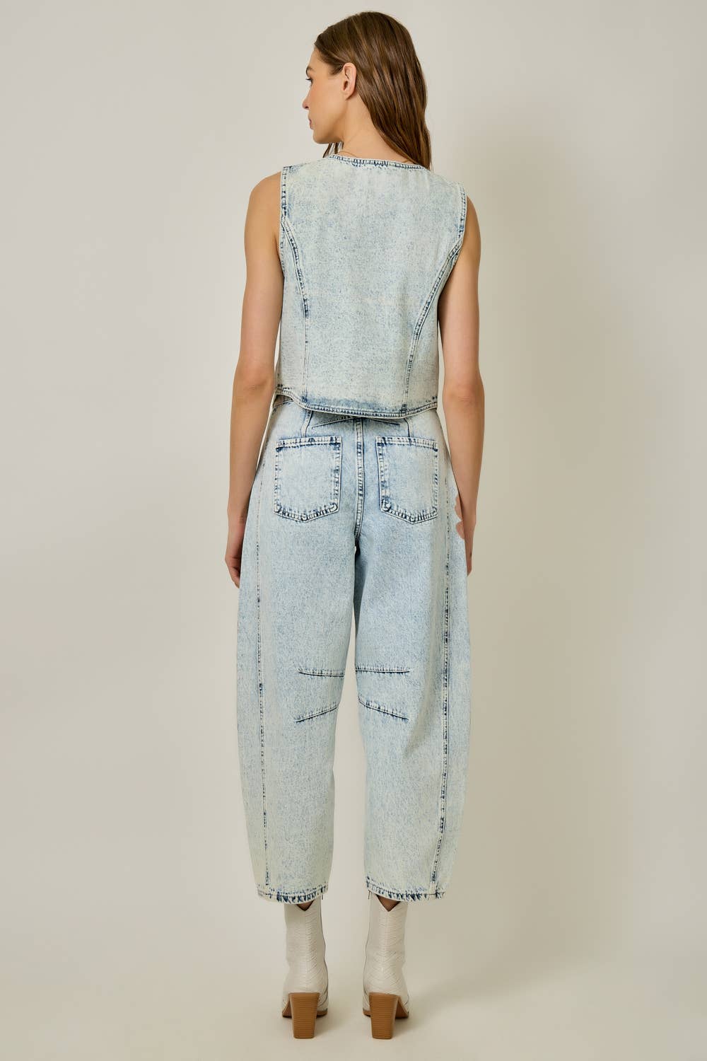 Denim Barrel Jeans