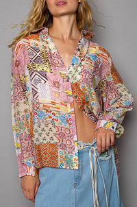Sunrise Button Down Top