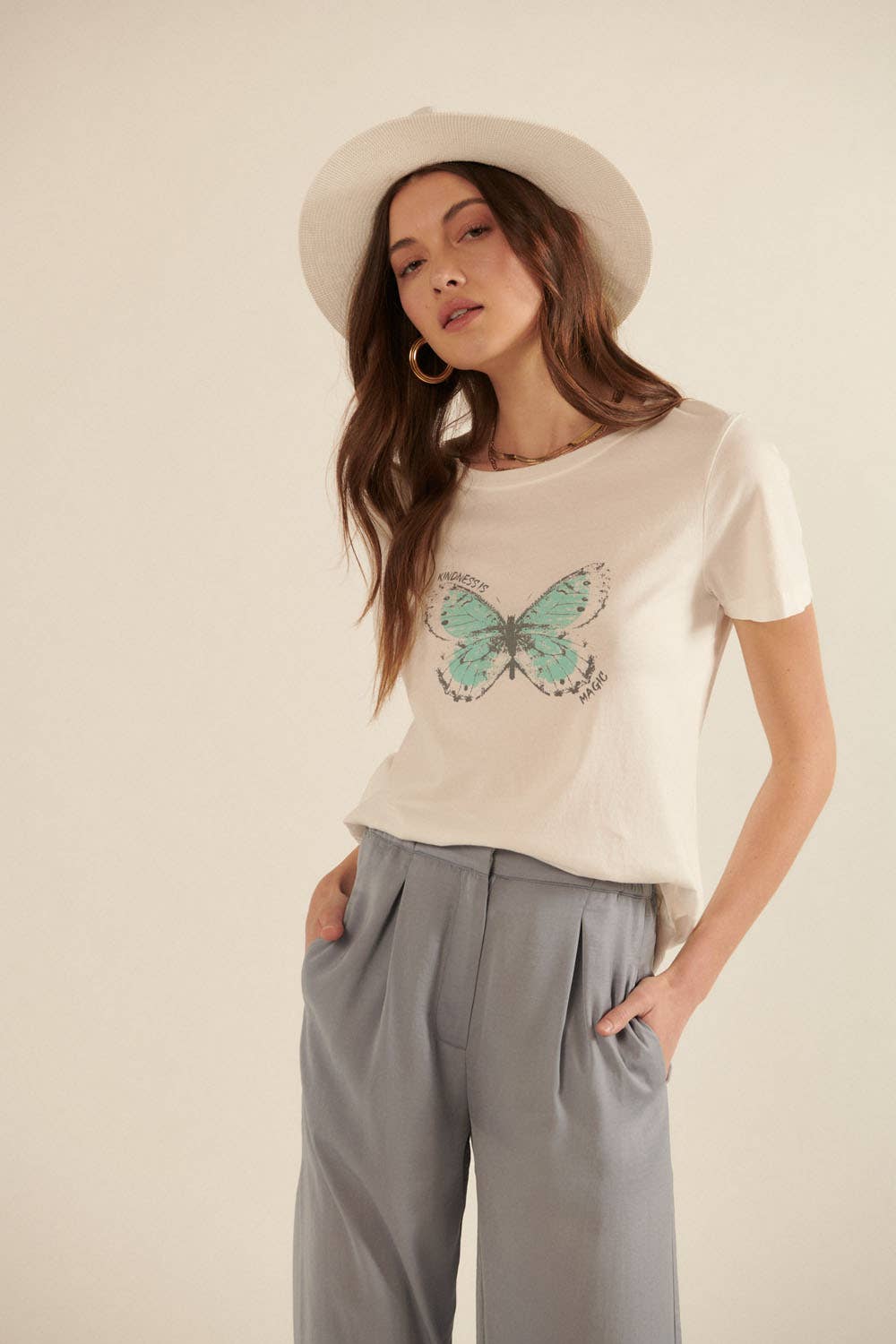 Kindness Magic Butterfly Graphic Tee