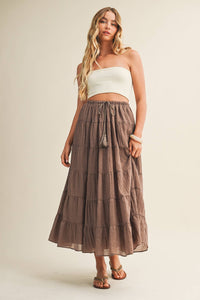 Emma Flowy Maxi Skirt