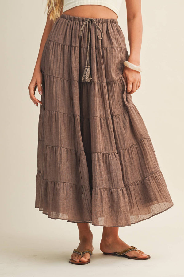 Emma Flowy Maxi Skirt
