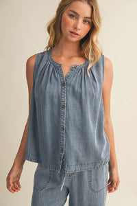 Ella Denim Top