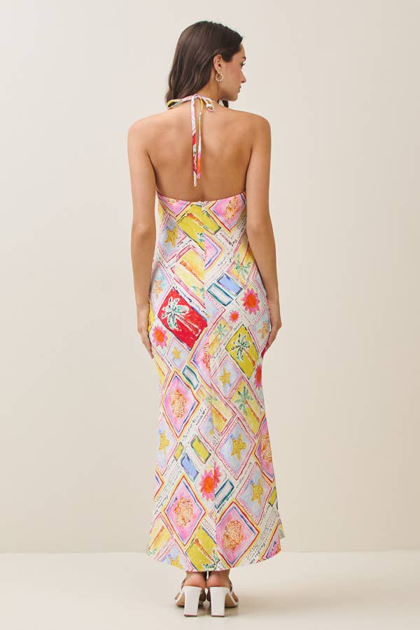 Paradise Halter Maxi Dress