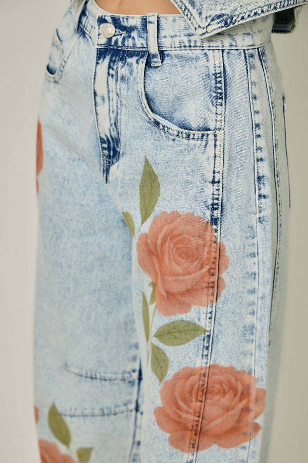Denim Barrel Jeans