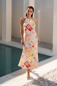 Paradise Halter Maxi Dress