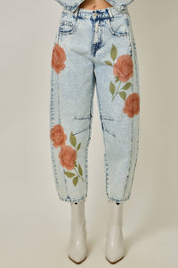 Denim Barrel Jeans