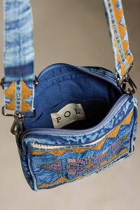 Boheme Denim Mini Crossbody Bag