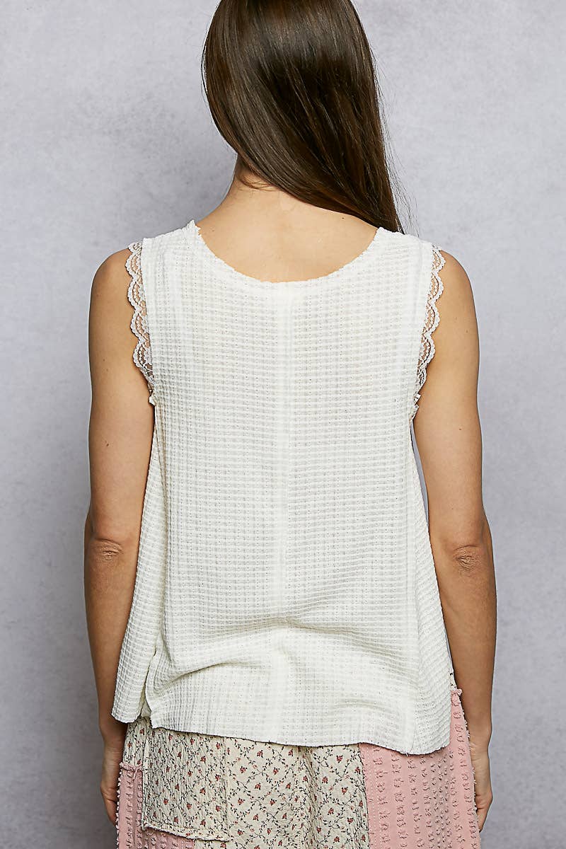 Lace Sleeveless Top