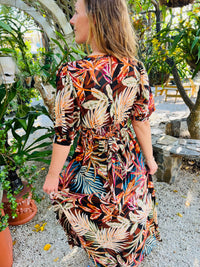 Sunset Beach Surplice Slit Maxi Dress