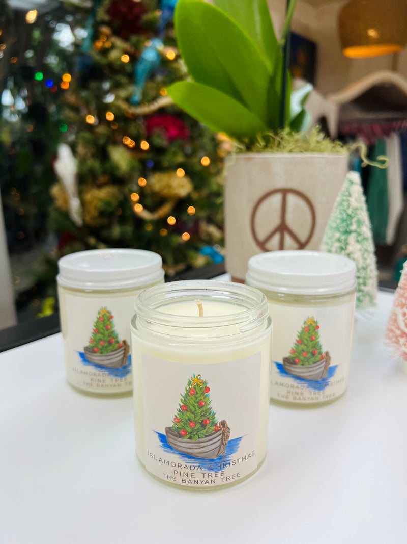 Islamorada Christmas Pine Tree Candle