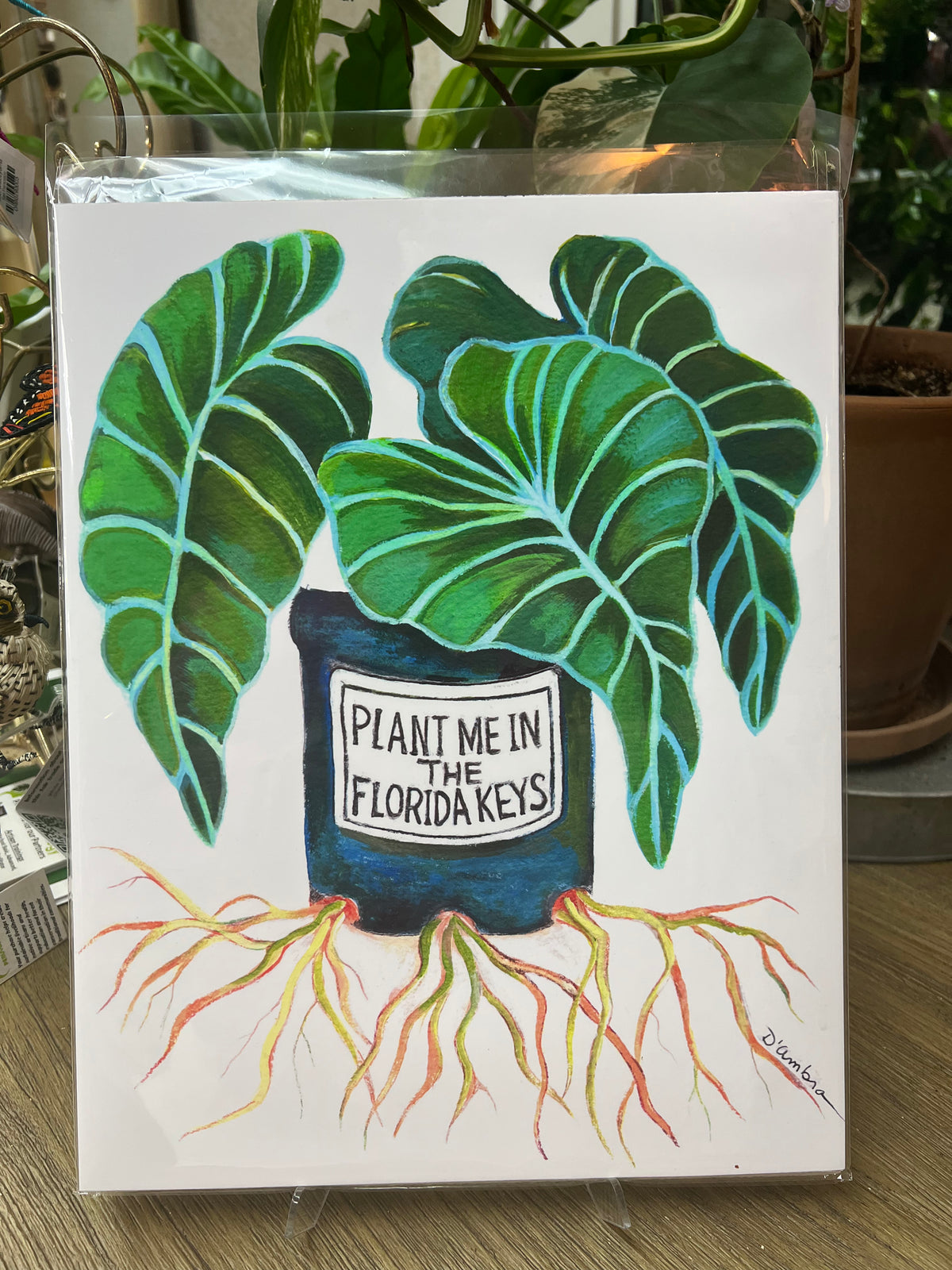 Plant Me In the Florida Keys Art Print