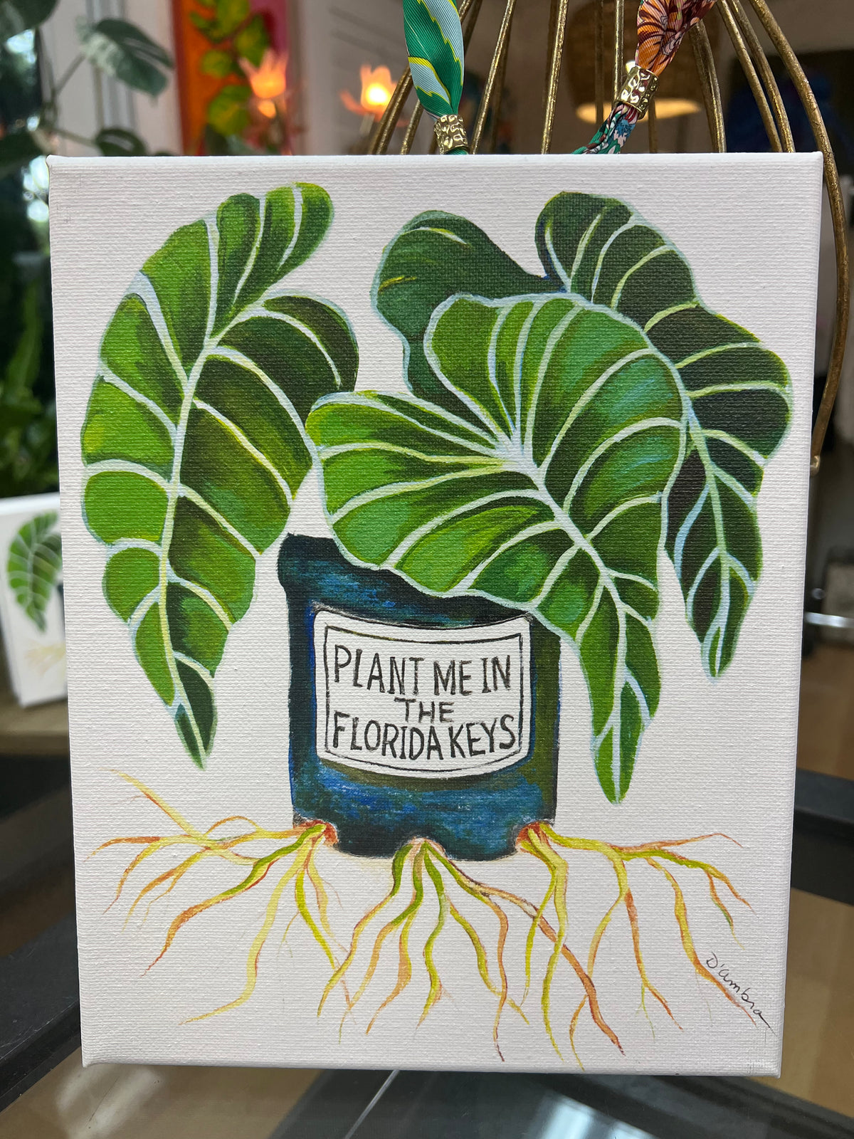Plant Me In the Florida Keys Canvas