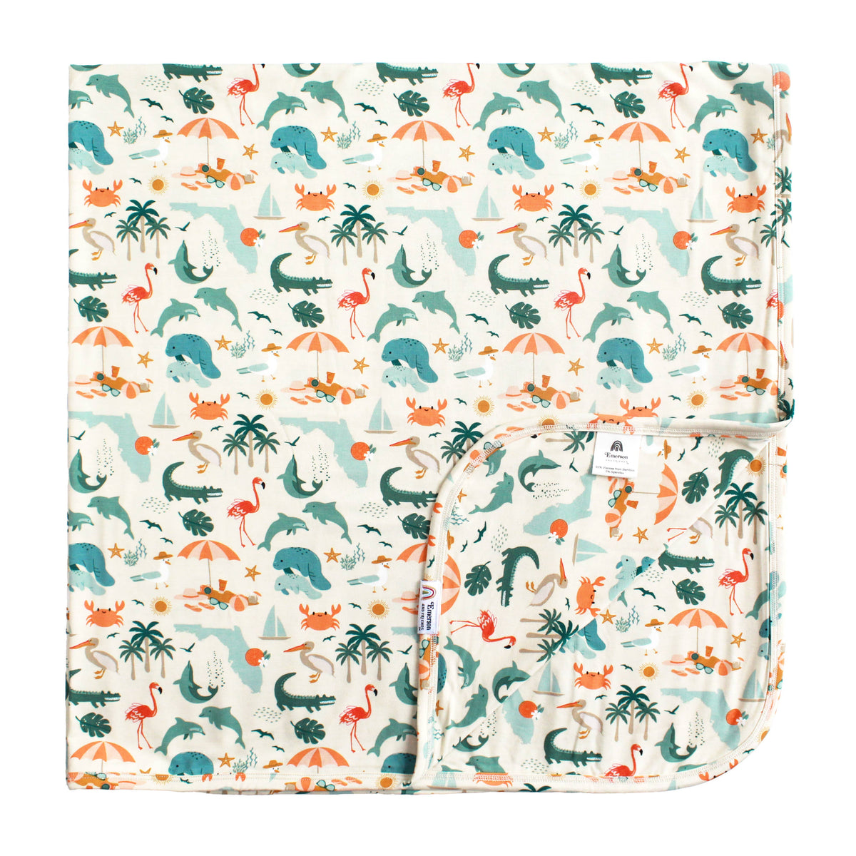 Explore Florida Luxury Bamboo Blanket