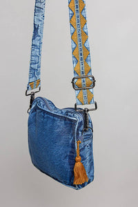 Boheme Denim Mini Crossbody Bag