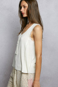 Lace Sleeveless Top