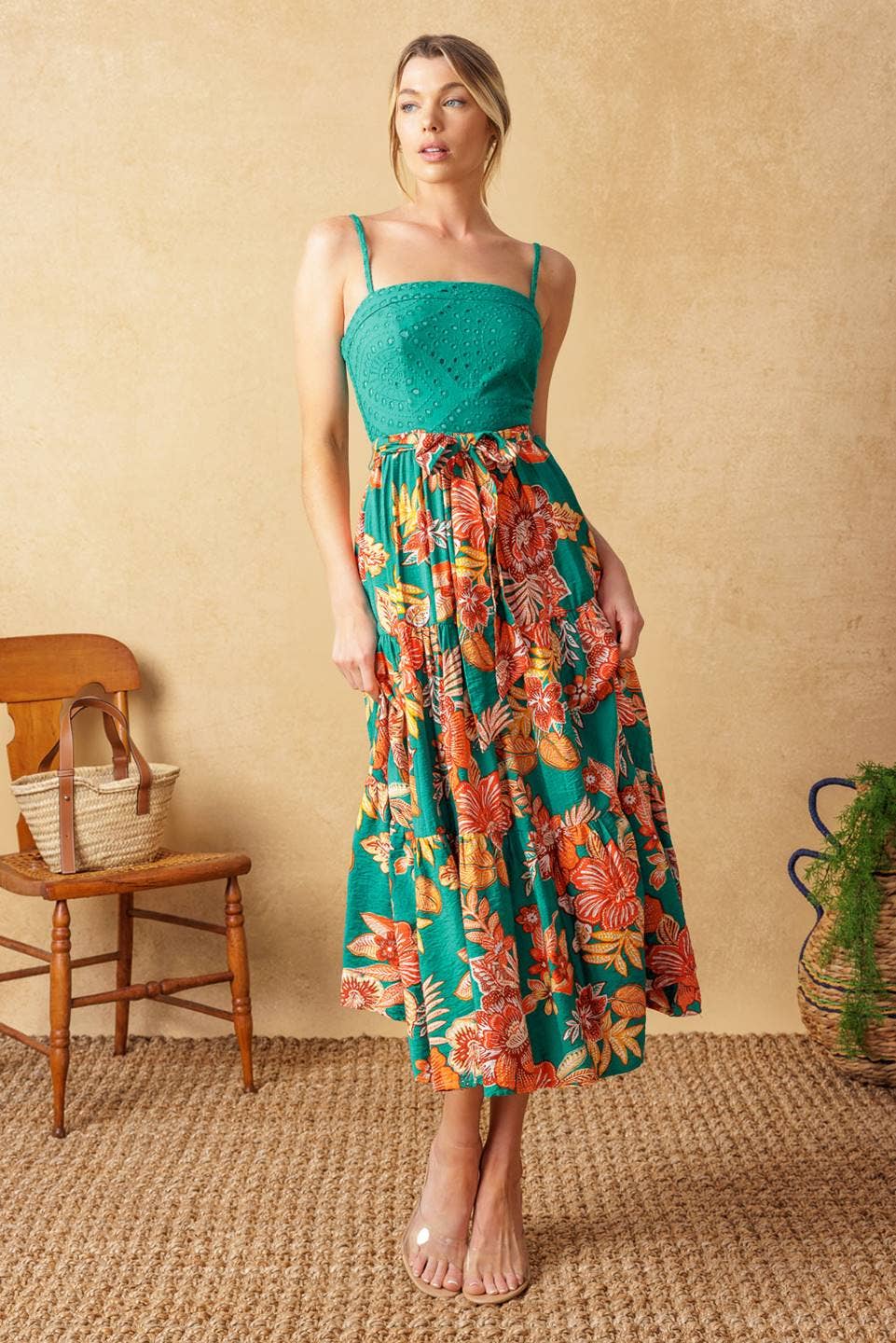 Teal Dress