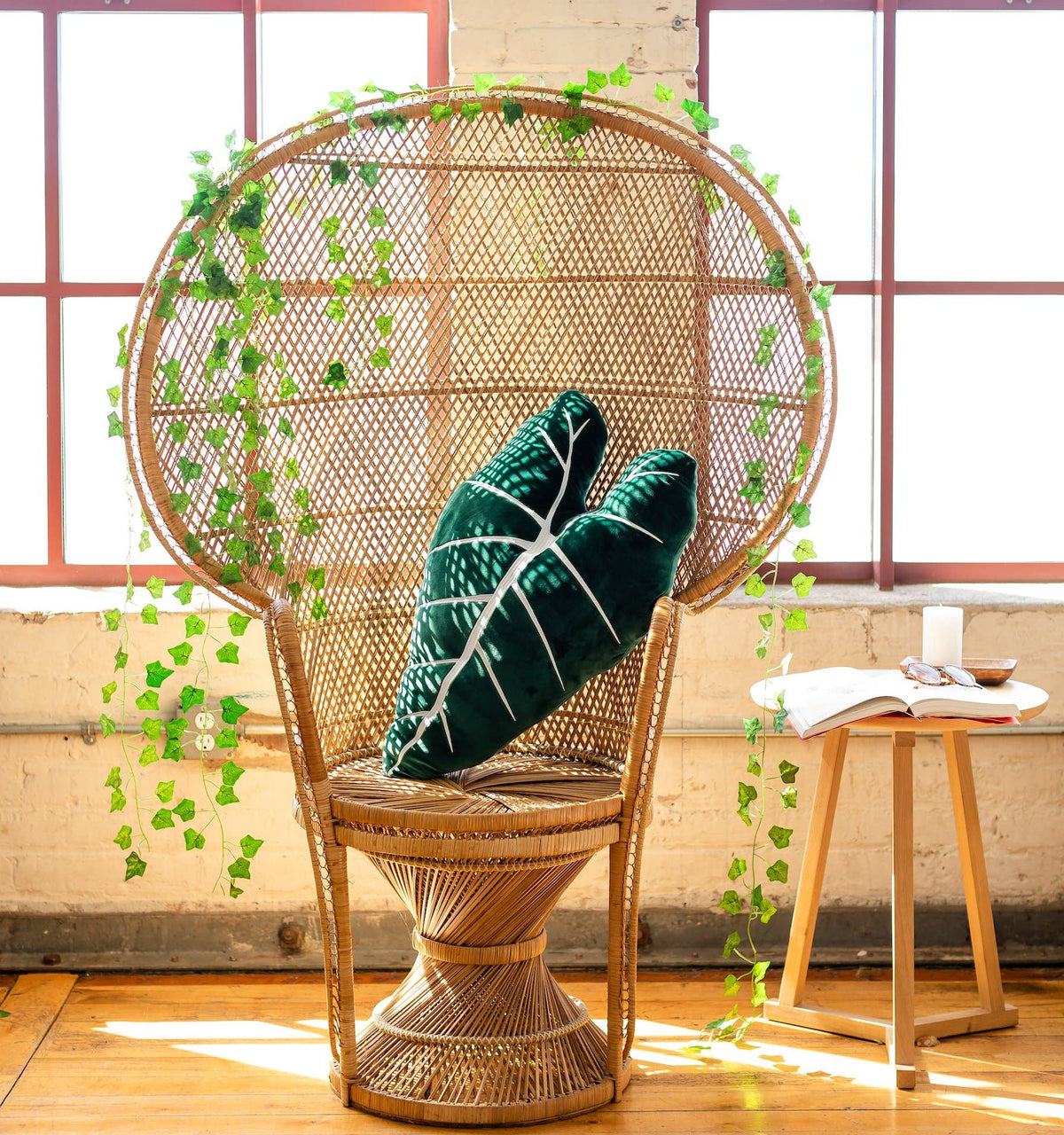 Alocasia Frydek Plush Pillow
