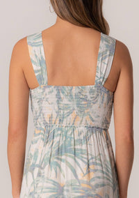 Palm Leaf Mini Dress