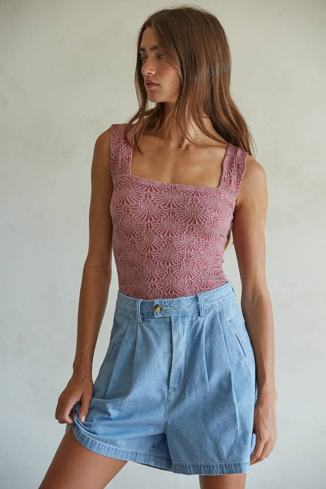 Seamless Jacquard Tank