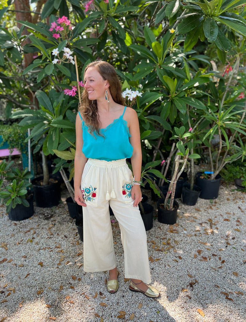 Bolinas Embroidered Pants