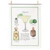 Margarita Recipe Tea Towel