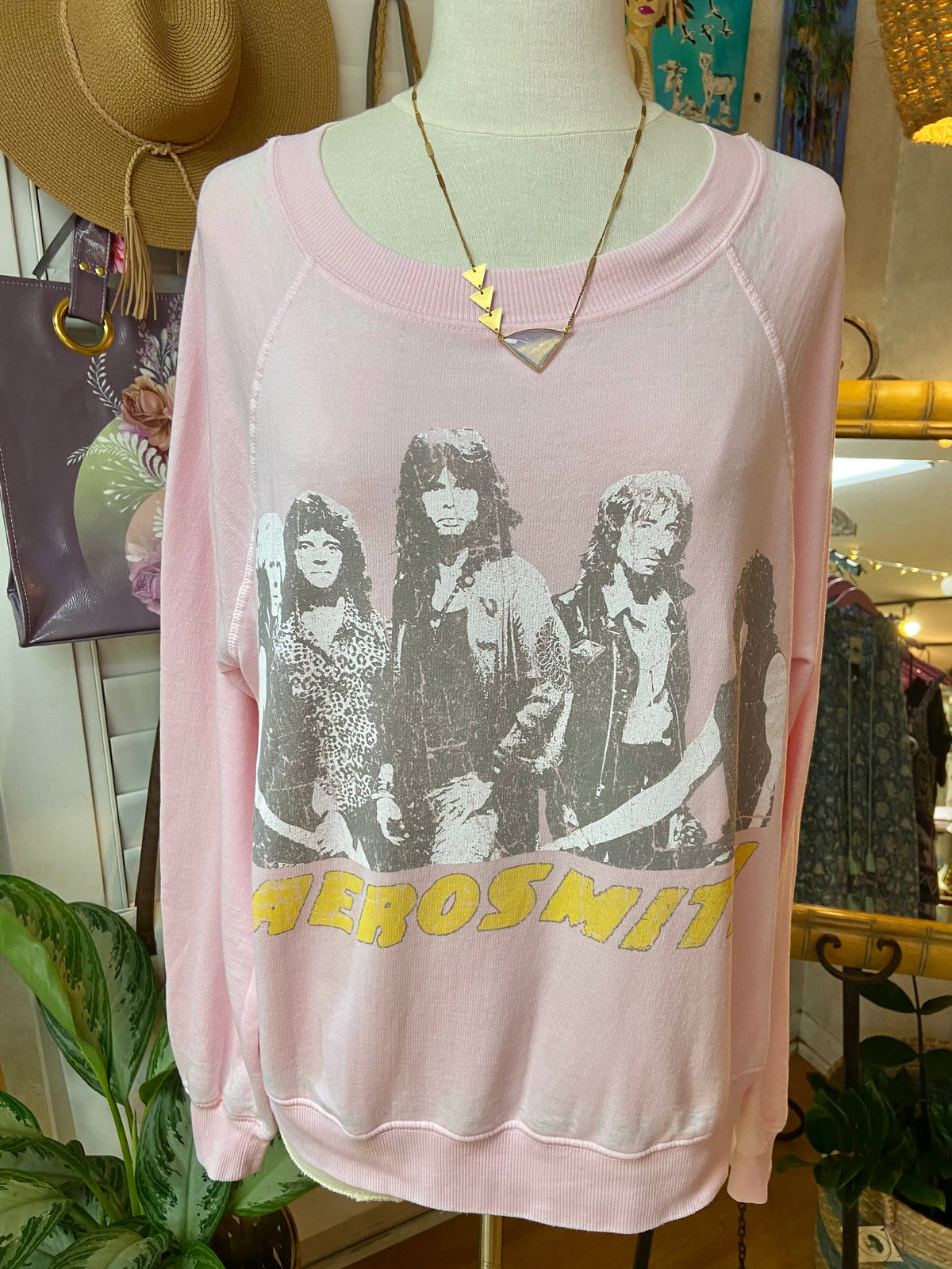 Aerosmith Pink Sweatshirt