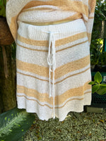 Peach Knit Shorts