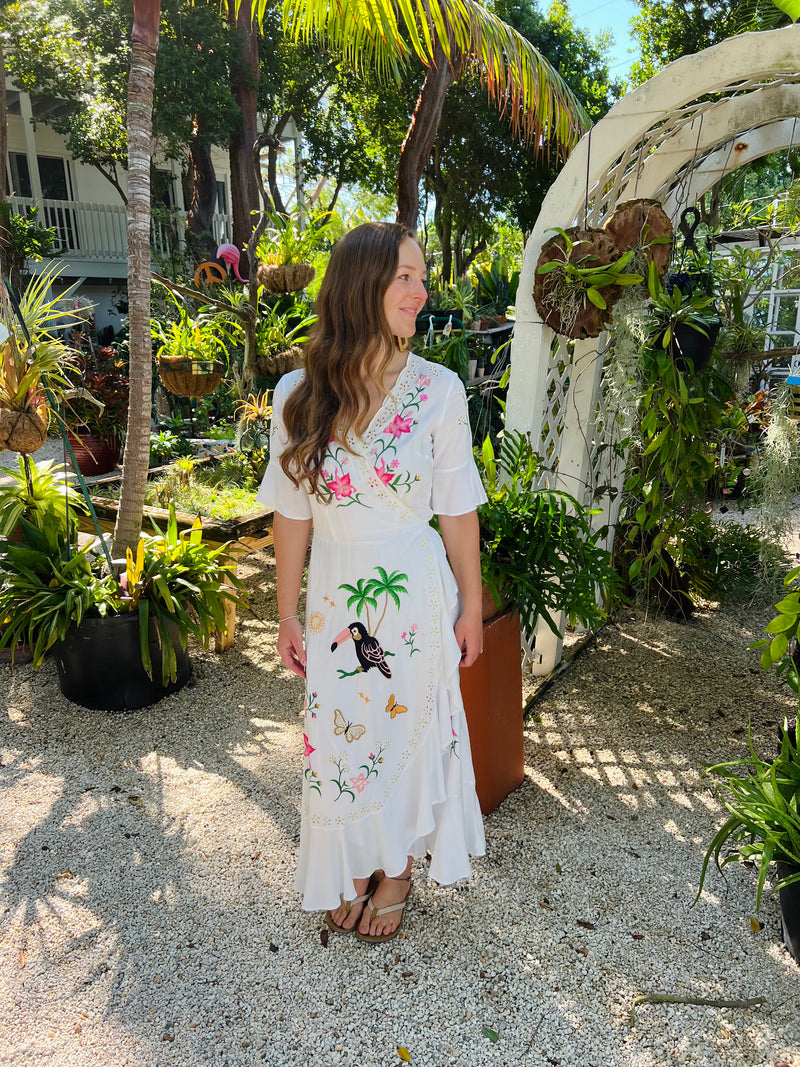 Rio Maxi Wrap Dress