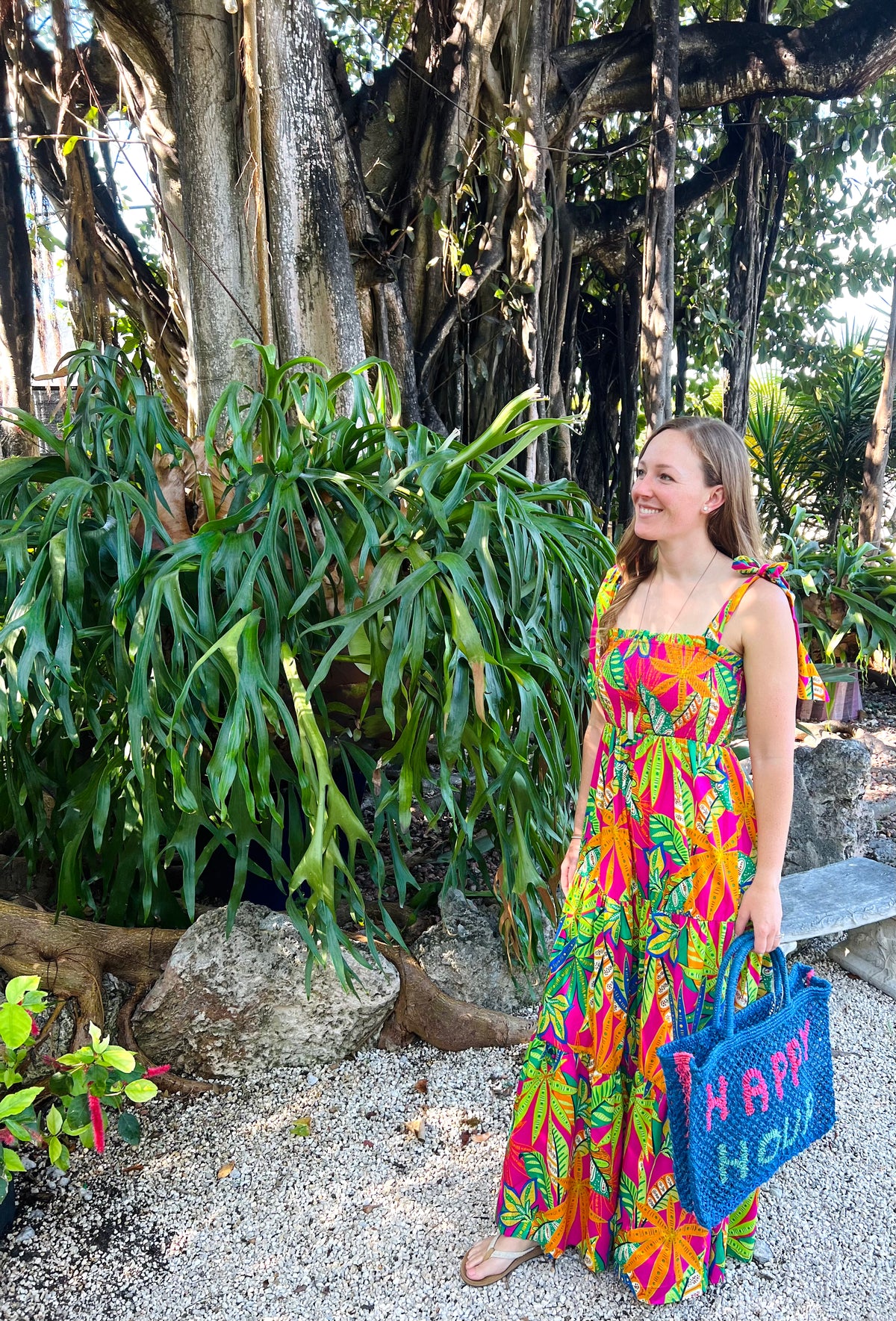 Tropical Vibes Maxi Dress Small Tropical Vibes Maxi Dress Small