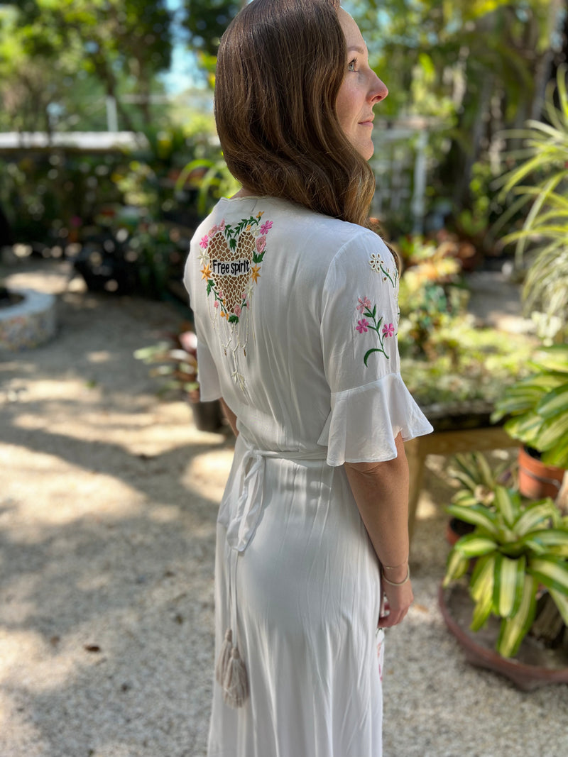 Rio Maxi Wrap Dress